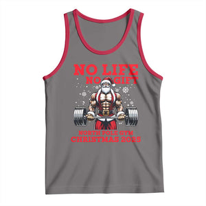 Santa Gym Christmas Tank Top Lifting Swole Santa Ugly Xmas TS14 Deep Heather Red Print Your Wear