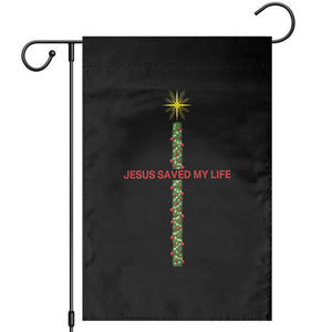 Jesus Christian Christmas Garden Flag Religious Cross Bible Verse Inspirational TS14 Black Print Your Wear