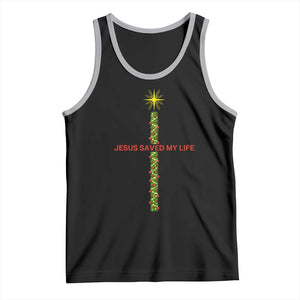 Jesus Christian Christmas Tank Top Religious Cross Bible Verse Inspirational TS14 Black Athletic Heather Print Your Wear