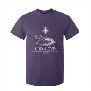 Jesus Christian T Shirt For Kid Crown Thorn Monochrome LRD SVR Symbolic Religious TS14 Purple Print Your Wear