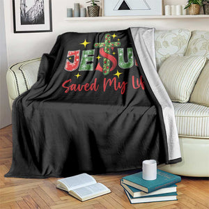 Jesus Christian Christmas Throw Blanket Religious Cross Bible Verse TS14 Print Your Wear