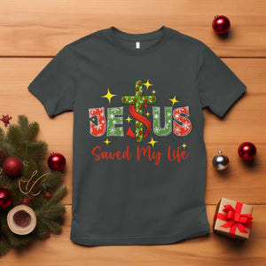 Jesus Christian Christmas T Shirt Religious Cross Bible Verse TS14 Dark Heather Print Your Wear