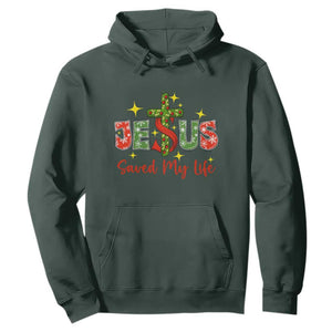 Jesus Christian Christmas Hoodie Religious Cross Bible Verse TS14 Dark Forest Green Print Your Wear
