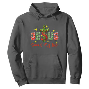 Jesus Christian Christmas Hoodie Religious Cross Bible Verse TS14 Dark Heather Print Your Wear