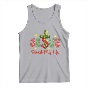 Jesus Christian Christmas Tank Top Religious Cross Bible Verse TS14 Athletic Heather Print Your Wear