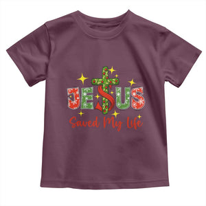 Jesus Christian Christmas Toddler T Shirt Religious Cross Bible Verse TS14 Maroon Print Your Wear