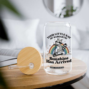 Funny Raccoon Rainbow Glass Can Your Little Ray Of Sarcastic Sunshine Has Arrived TS14 Print Your Wear