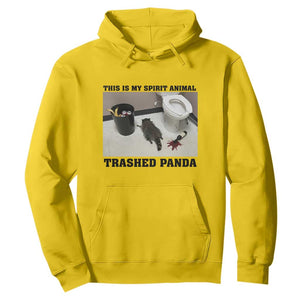 Trashed Panda Hoodie My Spirit Animal Funny Drunk Raccoon Meme TS14 Daisy Print Your Wear