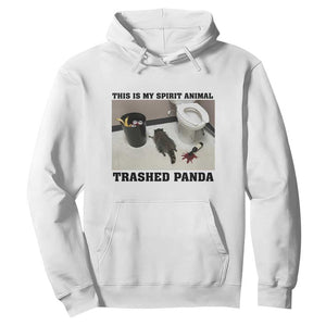 Trashed Panda Hoodie My Spirit Animal Funny Drunk Raccoon Meme TS14 White Print Your Wear