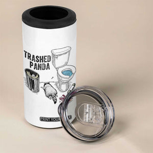 Trashed Panda 4 in 1 Can Cooler Tumbler Funny Drunk Racoon Meme TS14 Print Your Wear