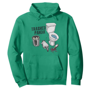 Trashed Panda Hoodie Funny Drunk Racoon Meme TS14 Irish Green Print Your Wear