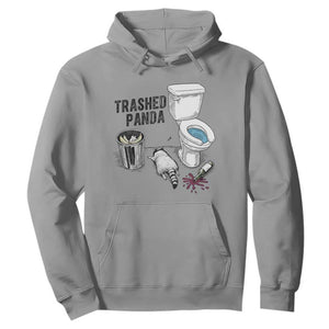 Trashed Panda Hoodie Funny Drunk Racoon Meme TS14 Sport Gray Print Your Wear