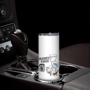 Trashed Panda Skinny Tumbler Funny Drunk Racoon Meme TS14 Print Your Wear