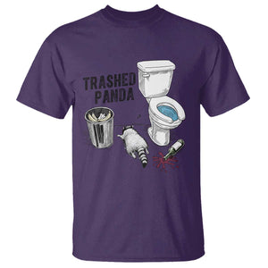 Trashed Panda T Shirt Funny Drunk Racoon Meme TS14 Purple Print Your Wear