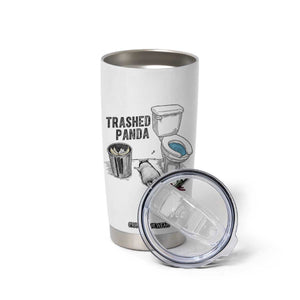 Trashed Panda Tumbler Cup Funny Drunk Racoon Meme TS14 Print Your Wear