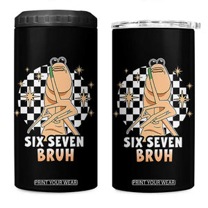 Marcus The Worm Meme 4 in 1 Can Cooler Tumbler 67 Six Seven Gen Z Humor TS14 One Size: 16 oz Black Print Your Wear