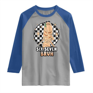 Marcus The Worm Meme Raglan Shirt 67 Six Seven Gen Z Humor TS14 Sport Gray Royal Print Your Wear