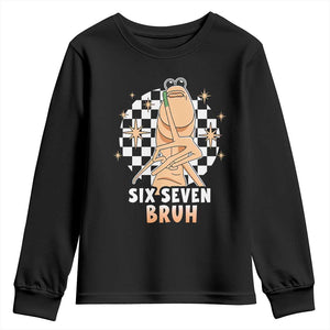 Marcus The Worm Meme Youth Sweatshirt 67 Six Seven Gen Z Humor TS14 Black Print Your Wear