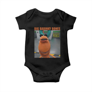 Marcus The Worm Meme Baby Onesie Big Badinky Bones TS14 Black Print Your Wear