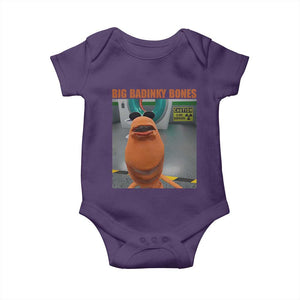 Marcus The Worm Meme Baby Onesie Big Badinky Bones TS14 Purple Print Your Wear
