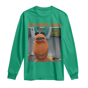 Marcus The Worm Meme Long Sleeve Shirt Big Badinky Bones TS14 Irish Green Print Your Wear