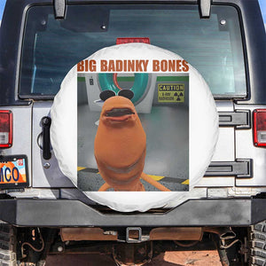 Marcus The Worm Meme Spare Tire Cover Big Badinky Bones TS14 No hole White Print Your Wear