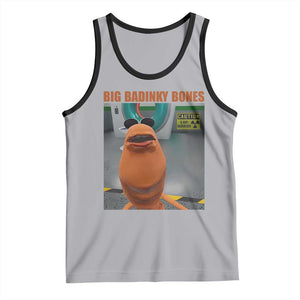 Marcus The Worm Meme Tank Top Big Badinky Bones TS14 Athletic Heather Black Print Your Wear