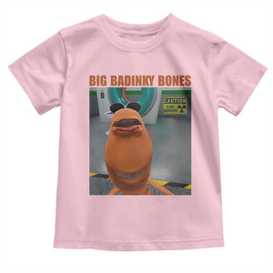Marcus The Worm Meme Toddler T Shirt Big Badinky Bones TS14 Light Pink Print Your Wear