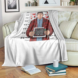 Ed Gein Valentine Meme Throw Blanket Funny Horror Movie TS14 Print Your Wear