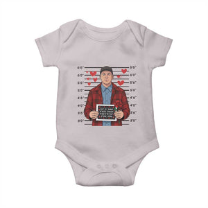 Ed Gein Valentine Meme Baby Onesie Funny Horror Movie TS14 Ice Gray Print Your Wear