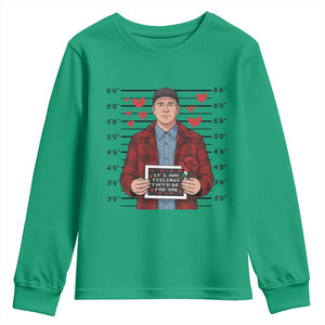 Ed Gein Valentine Meme Youth Sweatshirt Funny Horror Movie TS14 Irish Green Print Your Wear