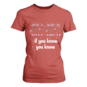 67 Valetines Meme T Shirt For Women Funny Six Seven If You Know TS14 Red Print Your Wear
