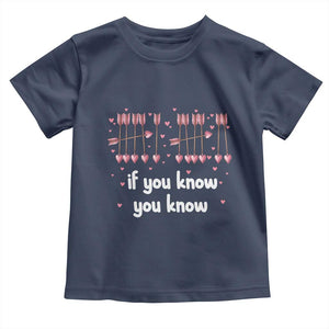 67 Valetines Meme Toddler T Shirt Funny Six Seven If You Know TS14 Navy Print Your Wear
