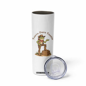 You're Darn Tootin Skinny Tumbler Funny Cowboy Frog Sarcastic Meme TS14 Print Your Wear