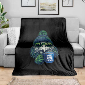 We Did Not Care Throw Blanket Seattle Championship Quote TS14 Print Your Wear