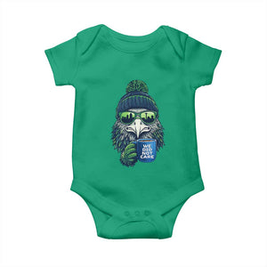 We Did Not Care Baby Onesie Seattle Championship Quote TS14 Irish Green Print Your Wear