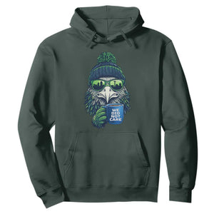 We Did Not Care Hoodie Seattle Championship Quote TS14 Dark Forest Green Print Your Wear