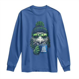 We Did Not Care Long Sleeve Shirt Seattle Championship Quote TS14 Royal Blue Print Your Wear