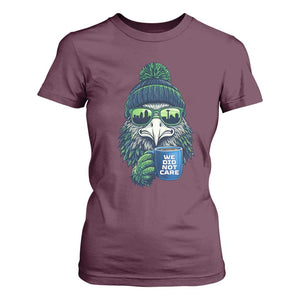 We Did Not Care T Shirt For Women - Seattle Championship Quote TS14 Maroon Print Your Wear