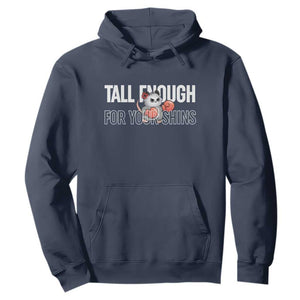 Tall Enough For Your Shins Hoodie Funny Possum Boxing Meme TS14 Navy Print Your Wear