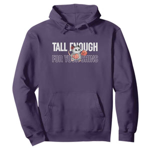 Tall Enough For Your Shins Hoodie Funny Possum Boxing Meme TS14 Purple Print Your Wear