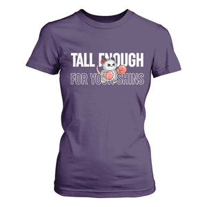 Tall Enough For Your Shins T Shirt For Women Funny Possum Boxing Meme TS14 Purple Print Your Wear