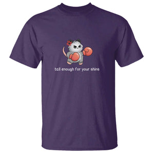 Tall Enough For Your Shins T Shirt Funny Possum Sarcastic Meme TS14 Purple Print Your Wear