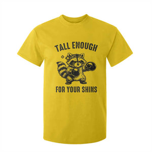 Tall Enough For Your Shins T Shirt For Kid Funny Raccoon Boxing Meme TS14 Daisy Print Your Wear