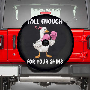 Tall Enough For Your Shins Spare Tire Cover Funny Goose Sarcastic Meme TS14 Black Print Your Wear