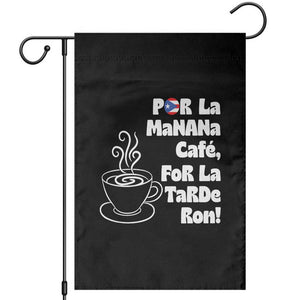Por La Mañana Cafe Garden Flag Puerto Rican Music Lover Coffee Fan TS14 Black Print Your Wear