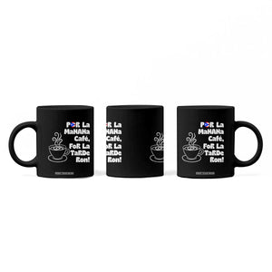 Por La Mañana Cafe Coffee Mug Puerto Rican Music Lover Coffee Fan TS14 Print Your Wear