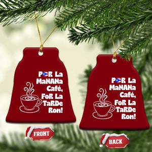 Por La Mañana Cafe Ceramic Ornament Puerto Rican Music Lover Coffee Fan TS14 Print Your Wear