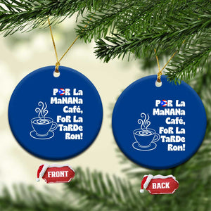 Por La Mañana Cafe Ceramic Ornament Puerto Rican Music Lover Coffee Fan TS14 1pc Blue Print Your Wear