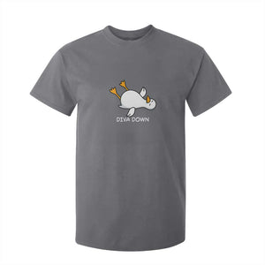 Diva Down Silly Goose T Shirt For Kid Funny Sarcastic Animal Meme TS14 Charcoal Print Your Wear